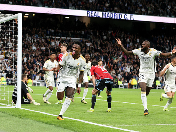 ויניסיוס חגג ראשון (Denis Doyle/Getty Images)