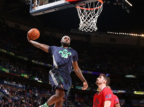 לברון, ערב סולידי (gettyimages)