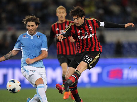 קאקה וביגליה, חלקו נקודות בונאבנטורה ודניס, עצרו את אינטר (gettyimages)
