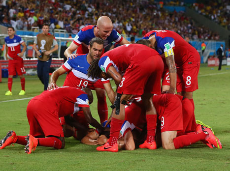 לא מפסיקים להאמין. שחקני ארה"ב (gettyimages)