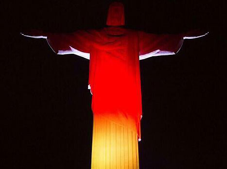 הפסל של ישו בריו דה ז'ניירו ידע לפני כולם (gettyimages)