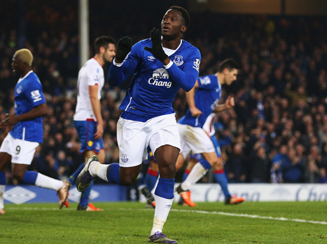 לוקאקו חוגג לאחר שהצליח להשוות (getty)