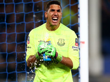 גואל, שוער אברטון, מאושר (getty)