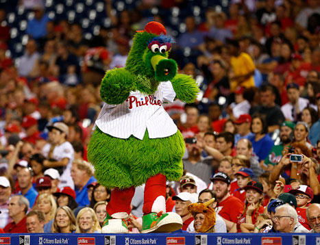 Phillie Phanatic – עוד יצור בלתי מזוהה (Getty Images)