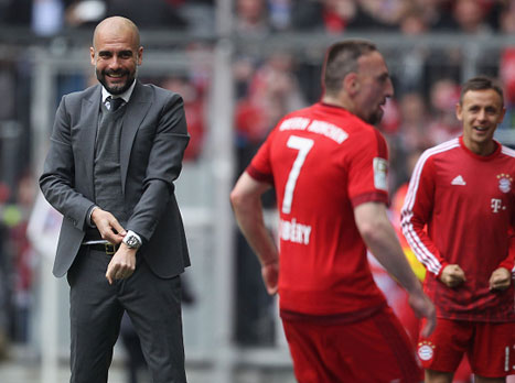 גווארדיולה מרוצה בהחלט (getty)