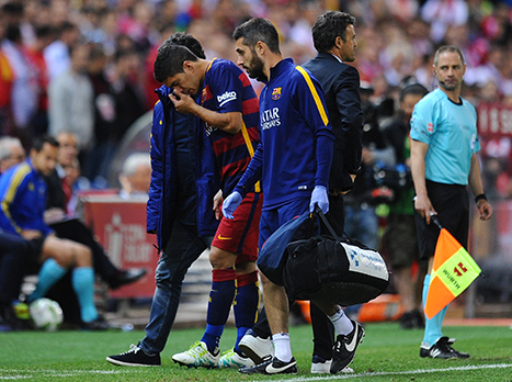 סוארס. יהיה כשיר עבור נבחרתו? (Getty)