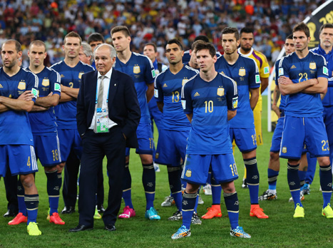 גם במונדיאל הגביע חמק מהם. שחקני ארגנטינה (Getty)