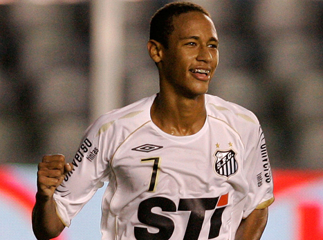 ניימאר בסנטוס. כיכב כבר מגיל צעיר (getty)