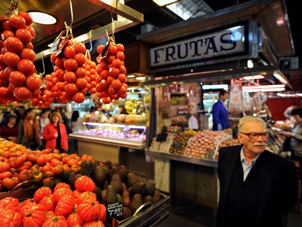 "La-Boqueria" (שוק סנט ג'וזף)