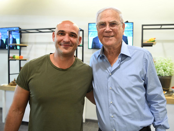 שחר עם אלאך. היה מרוצה מהמשחק (יוסי שקל)