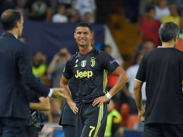 התקשה להאמין למראה האדום. רונאלדו (Getty)