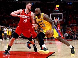 לברון שוב כיכב, הלייקרס ב-0:3 מול יוסטון