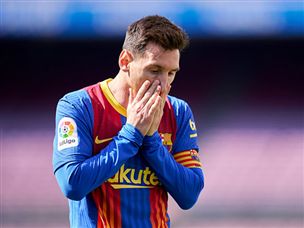 מסי. האליפות ה-11 מתרחקת (getty images)