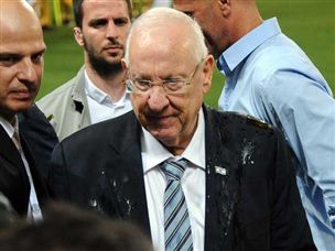 גם נשיא המדינה היוצא, רובי ריבלין היה בלב החגיגות (ברני ארדוב)