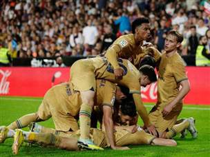 אבל בסופו של דבר, את המטרה ברצלונה השיגה (GETTY)