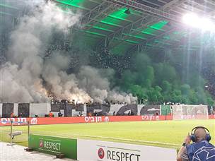 הקהל הירוק סיפק עוד תצוגה נהדרת