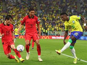 וברזיל נהנתה מהמשחק (getty)