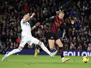 הולאנד המשיך גם הוא ביכולת שלו (GETTY)