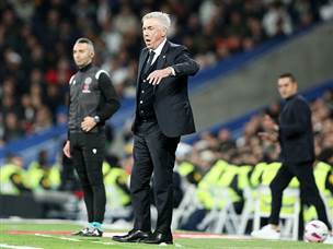 שחקניו של אנצ'לוטי המשיכו להתקשות עם המערך (Gonzalo Arroyo Moreno/Getty Images)