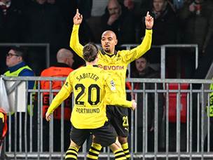 אך מאלן קבע יתרון וחגג באיפוק מול קבוצת נעוריו (Christian Kaspar-Bartke/Getty Images)