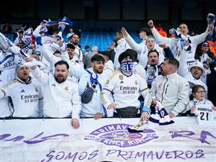 הקהל הספרדי באתיחאד השמיע קולו (GETTY)