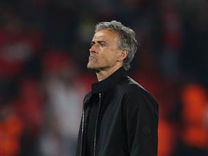 אכזבה בעיר האורות. לואיס אנריקה (GETTY)