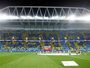 בסיומו של ערב נפלא בבלומפילד (צילום: אלן שיבר)