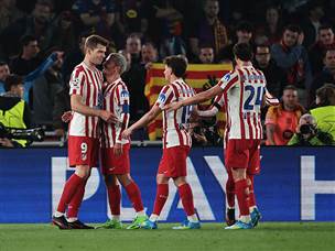 אתלטיקו עם מקדמה נהדרת לקראת הגומלין (David Ramos/Getty Images)