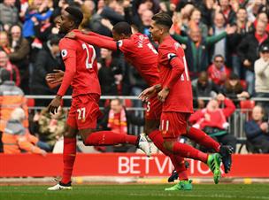 ניצחון שלישי רצוף לליברפול בדרבי (getty)