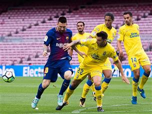 גם ללא קהל, הוא מעל כולם. ליונל מסי (getty)