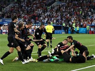 רק אנגליה מפרידה בין קרואטיה לגמר גביע העולם (getty)