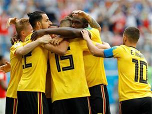 ובסוף בלגיה היא זאת שחגגה את הניצחון (getty)