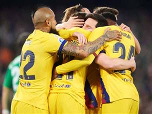 וברצלונה חגגה בסיום (getty)