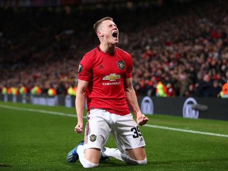 מקטומיניי חוגג. הגרלה נוחה ליונייטד (GETTYIMAGES)