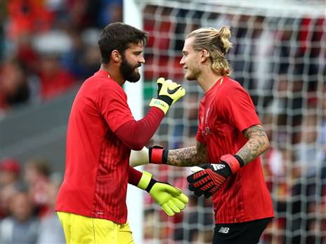 קאריוס ואליסון. הברזילאי תפס את המקום בין הקורות (Getty)