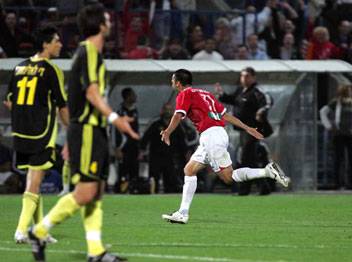 הממזר. טלקייסקי חוגג מול בית"ר