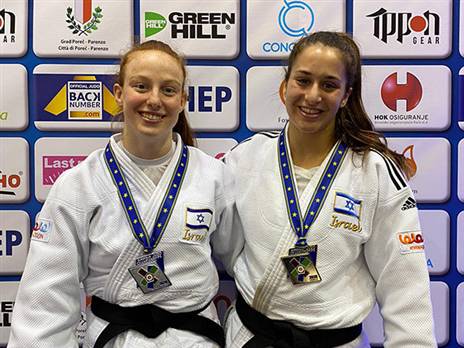 יום גדול לג'ודו הישראלי. לניר וגושן (באדיבות איגוד הג'ודו)