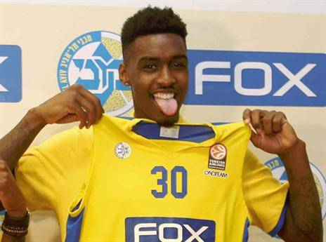 החיוכים התחלפו אחרי הפציעה. מילר בהצגתו במכבי ת"א (אלן שיבר)