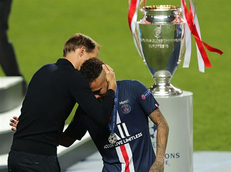 השחקנים דווקא היו בעדו. ניימאר וטוכל (getty)