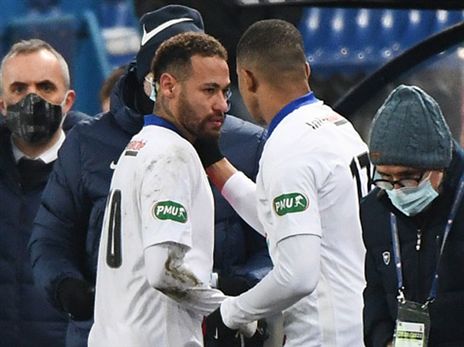 הוחלף בדקה ה-60, ניימאר (getty)