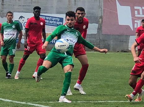 המשחק של מכבי חיפה מול חדרה (צילום באדיבות האתר הרשמי של מכבי חיפה)