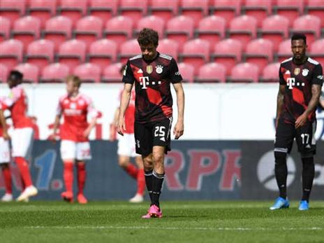 הבווארים. פיגור כפול במחצית (Getty)