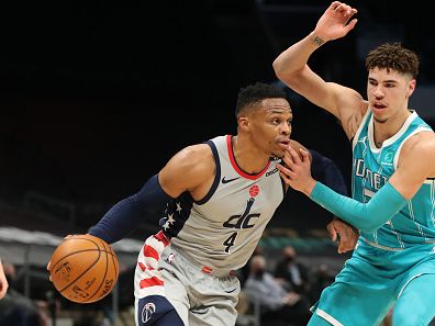 ווסטברוק נגד לאמלו במנה הראשונה (Getty)