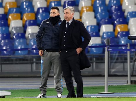 קרלו ודוידה אנצ'לוטי. מגיע עם הבן (Getty)