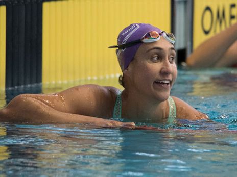 תהיה בטוקיו. מורז (צילום: מילו נמיר, באדיבות איגוד השחייה)