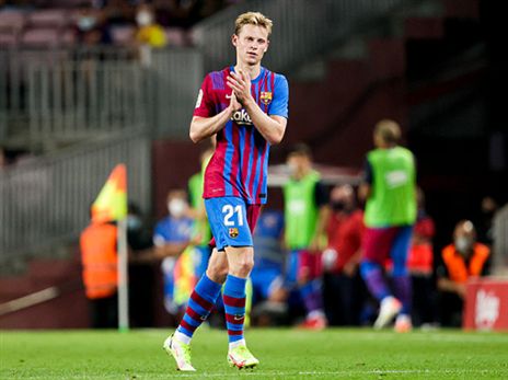 דה יונג. חלק מהעתיד הוורוד בברצלונה (Getty)