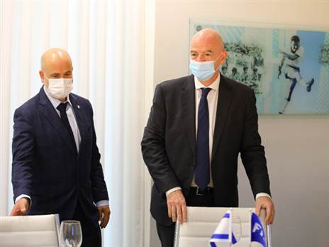 "שמח להיות בישראל". אינפנטינו וחסון (באדיבות פתאל טרמינל)