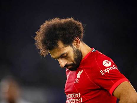 משחק מאכזב שלו. סלאח (GETTY)