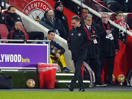 רונאלדו. לא אהב את החילוף (GETTY)