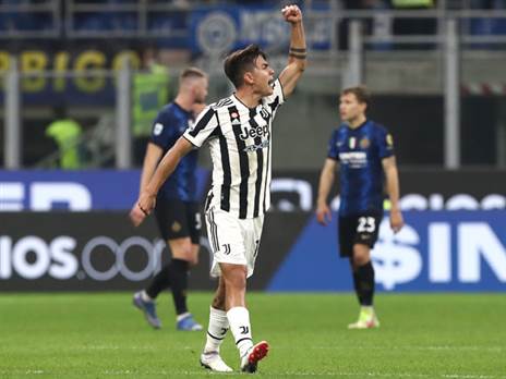 דיבאלה חוגג נגד אינטר. בעונה הבאה יחליף צדדים? (GETTY)